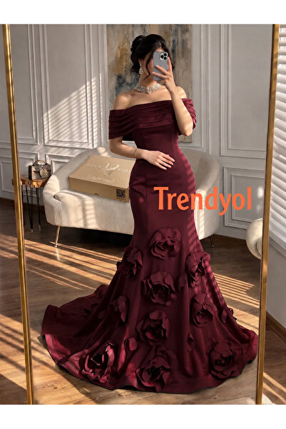 ANGELINSA Long Pink Evening Dress