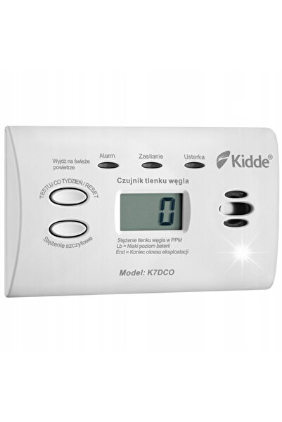 Kiddery CZUJNIK CZADU Kidde K7DCO DISPLAY LCD 10 ANI