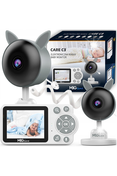 MBG line Cameră electronică Niania Live Streaming, Mod Noapte, VOX, LCD, ZOOM...