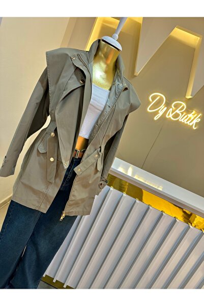 shop Çıtçıt detaylı kısa trenckot