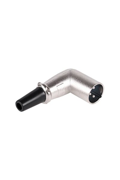 Lechpol Conector XLR tată cu unghi drept, 90 de grade °