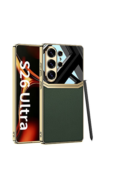 GKK Luxury Leather Case for Samsung Galaxy S26 Ultra (2026) ,Electroplated Ul...