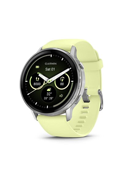 Garmin Smartwatch Venu AMOLED GPS, Ecran tactil de 1.4 inch, 8GB, Wi-Fi, Cure...