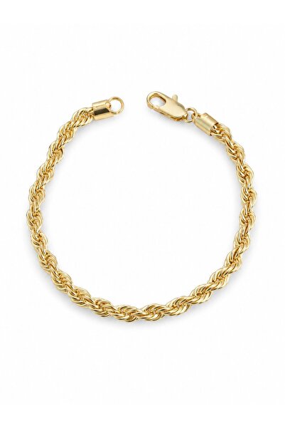 serelya Cm Burgu Model Gold Color Brass Women's Bracelet