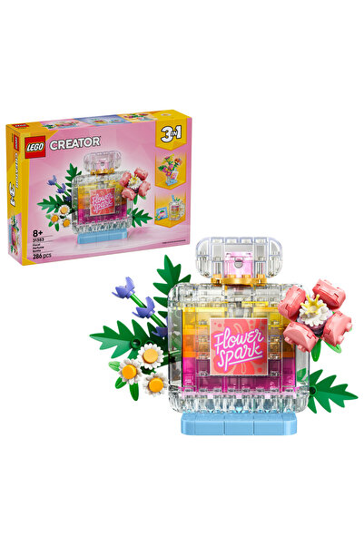 LEGO Sticlă decorativă de parfum cu flori