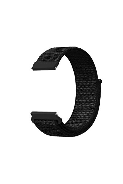 OEM Λουράκι κλεισίματος υφασμάτινο μαύρο (Huawei Watch 4 / Watch 4 Pro)