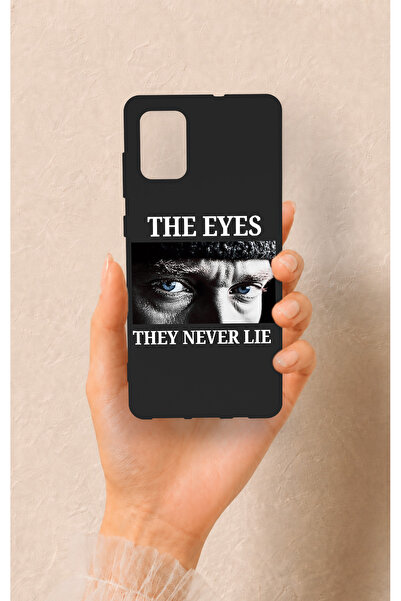 Vip Case Samsung-A71 Uyumlu Atatürk Eyes Desenli Silikon Kılıf