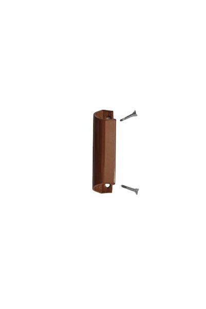 OEM Mâner ușă balcon, tip scoică, aluminiu, stejar