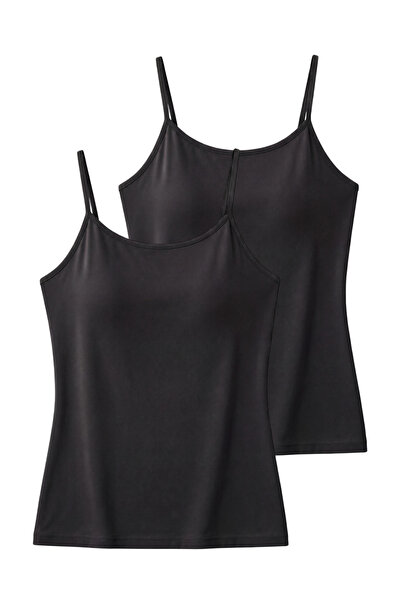Arma Yıldız Women's Padded Tank Top – Cotton Lycra Strap Tank Top with Intern...