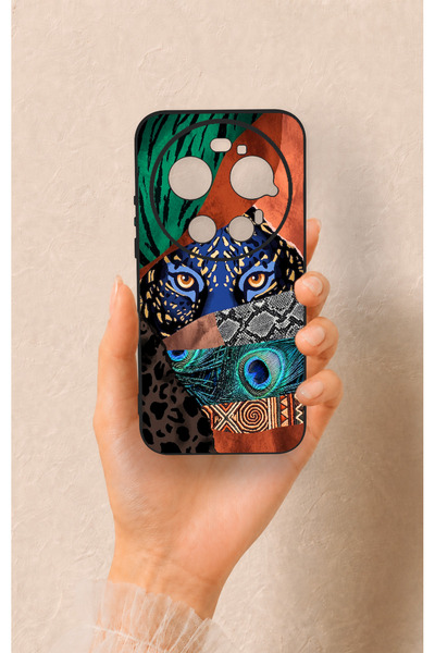 Vip Case Xiaomi Mi 17 Ultra Uyumlu Amazon Kaplan Desenli Silikon Kılıf