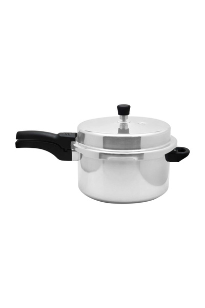 RAJ Aluminium Pressure Cooker with Outer Lid, 7.5Ltr