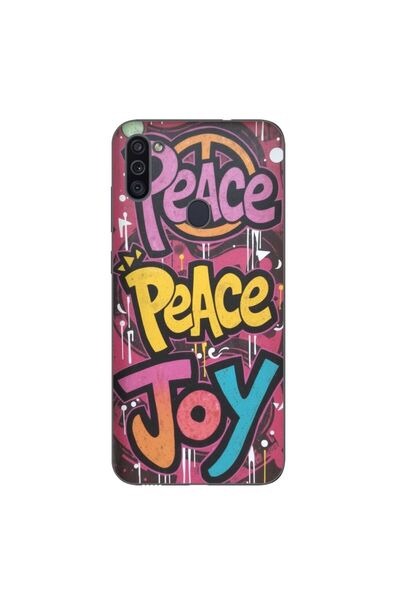 OEM Case compatible with Samsung Galaxy A11 Silicone Gel Tpu Pattern Peace an...