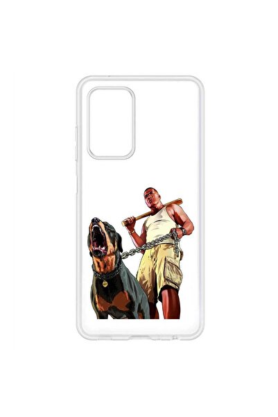 OEM Husa compatibila cu Samsung Galaxy A31 Silicon Transparenta Model GTA V Chop