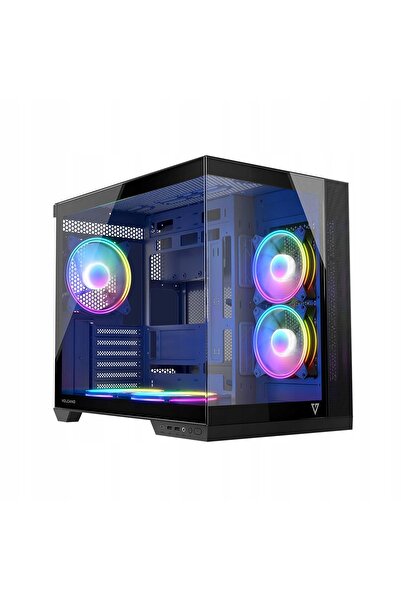 Kraft&dele Carcasă PC MODECOM Volcano Panorama Apex ARGB 5F Midi Tower ATX