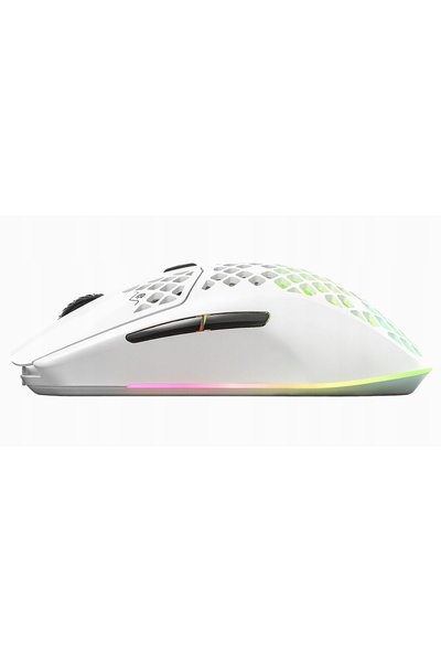 Kraft&dele Mysz SteelSeries Aerox 3 2022 Wireless Gamingă Albă fără fir