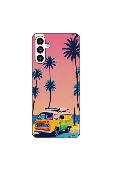 OEM Калъф, съвместим със Samsung Galaxy A13 5G, силиконов TPU, с десен  "Летн...
