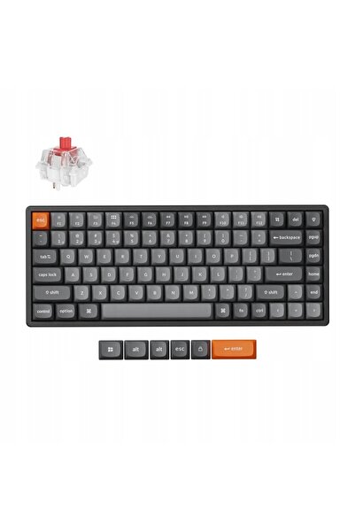 Kraft&dele Tastatură wireless mecanică Keychron K2 Max Super Red Negru