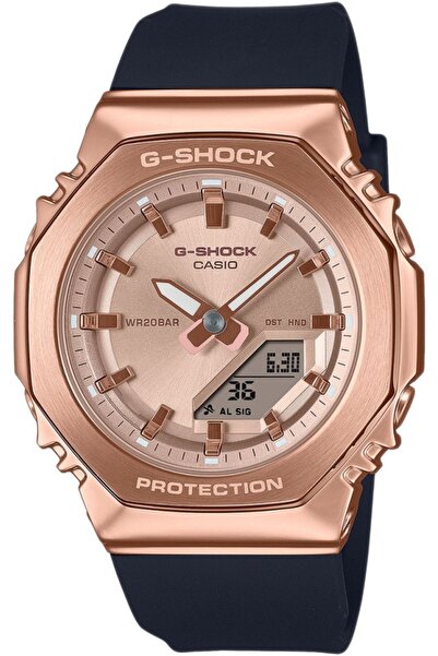 G-SHOCK Ceas de damă GM-S2110PG-1A4ER negru, sportiv, rezistent la șocuri