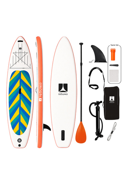 Rebuwo Maldivler Serisi Şişme Sup Board Turuncu Stand Up Paddle Board 320*82*...
