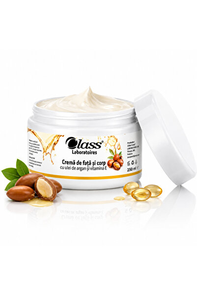 Class Cremă pentru față și corp cu ulei de argan și vitamina E, 250 ml, Labor...