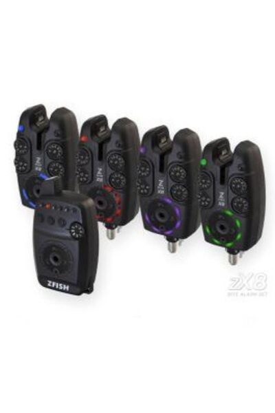 Zfish Set 4 senzori + statie Bite Alarm Set Zx8