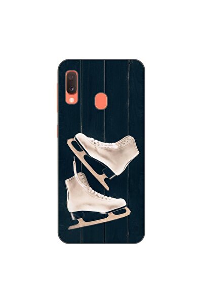 OEM Case compatible with Samsung Galaxy A20e Silicone Gel Tpu Model Ice Blades