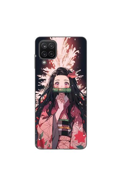 OEM Husa compatibila cu Samsung Galaxy A12 Silicon Gel Tpu Model Demon Slayer...