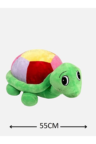GRAN TOYS Peluş Renkli Kaplumbağa 55CM