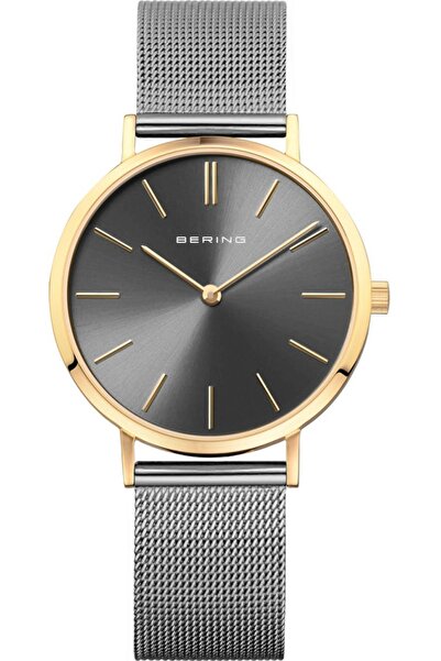 Bering Ceas de damă 14134-232, grafit — la modă, clasic, stil bijuterie
