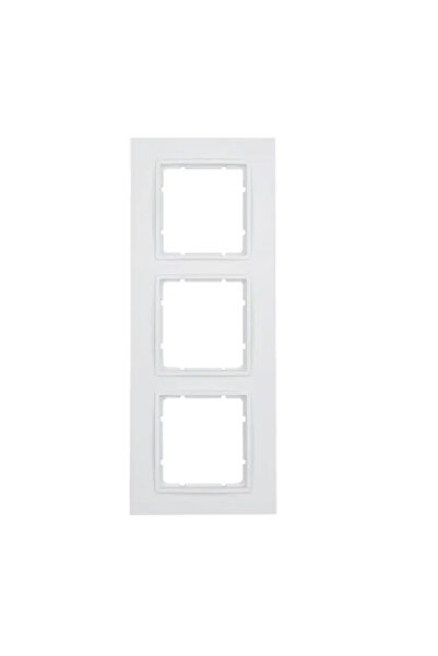 hager Berker B.7 Cadru triplu alb mat 10136919