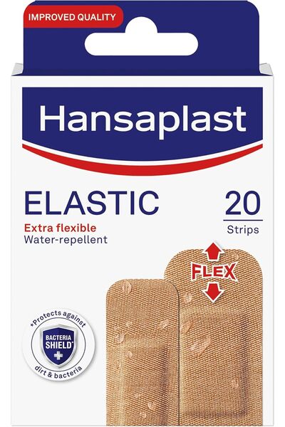 Hansaplast Fabric Wound Plasters | Extra Flexible Dressing | Water Repellent ...