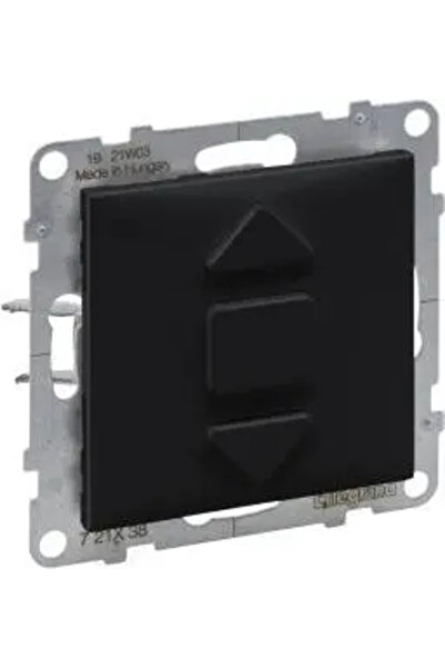 Legrand SUNO Conector rulou cu buton negru 3 poziții 6A 250V 721438