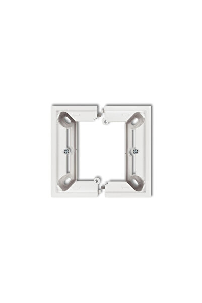 KARLIK DECO Cutie montată pe suprafață unică, pliabilă DECO alb DPU-1