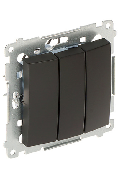 Kontakt-Simon Simon 54 Conector triplu cu iluminare de fundal LED (modul) 10A...