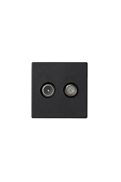 Kontakt-Simon Simon Connect Socket K45 antenă TV/SAT gri grafit K130A/14