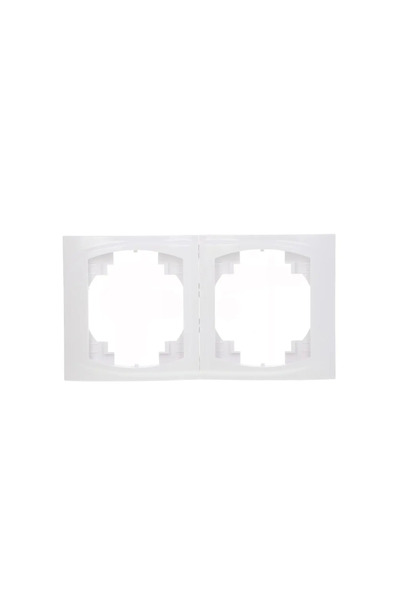 KARLIK Logo Cadru dublu vertical alb (LRV-2)
