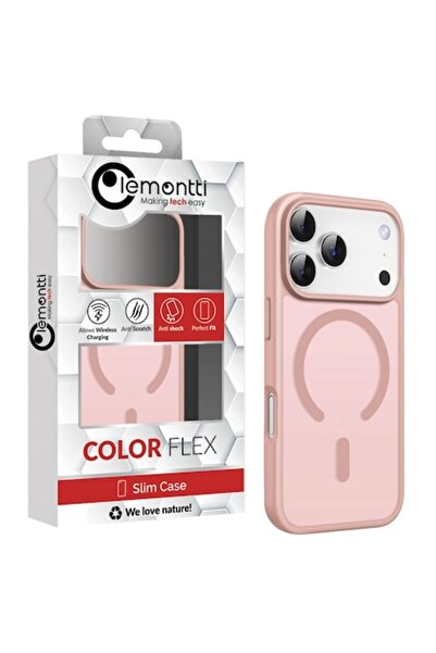 lemontti Husă EliteGuard Magsafe compatibilă cu iPhone 17 Pro Max Roz