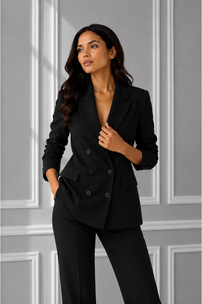 PELTEX 6 Buttons Classic Jacket Plus Size Jacket