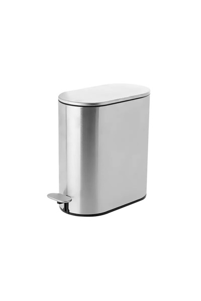 Estia Home Art Κάδος Απορριμμάτων Μπάνιου Λεπτός με Απαλό Κλείσιμο 5L Estia 1...