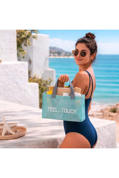 Feel & Touch Τσάντα Παραλίας SL 39Χ21Χ16,5