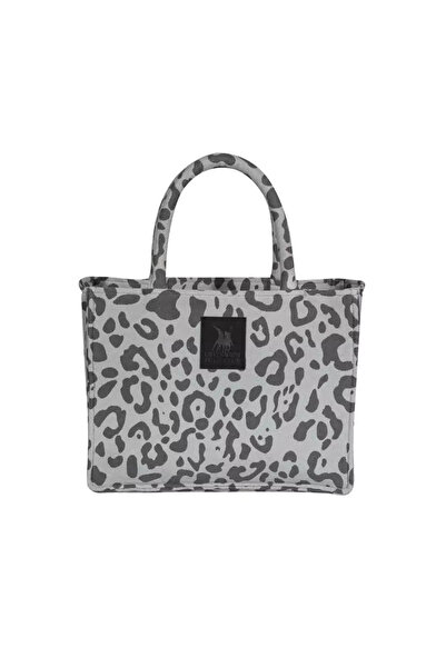 Greenwich Polo Club Τσάντα Παραλίας Animal Print 36X28 (4059-4061) 110 - Γκρι