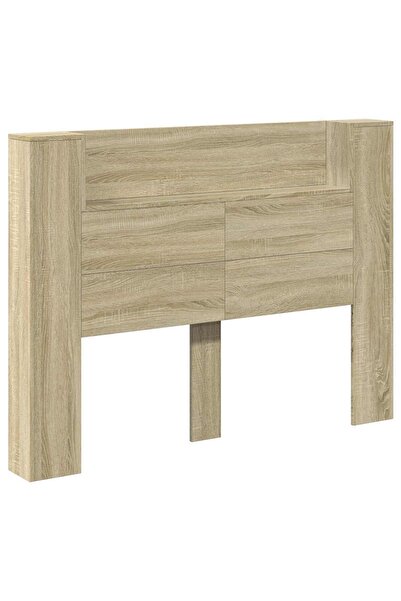 vidaxl Cadran cu LED Sonoma 140 x 16,5 x 103,5 cm Lemn compozit