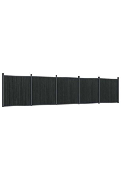 vidaxl Panouri de gard, gri, 872 x 186 cm, WPC