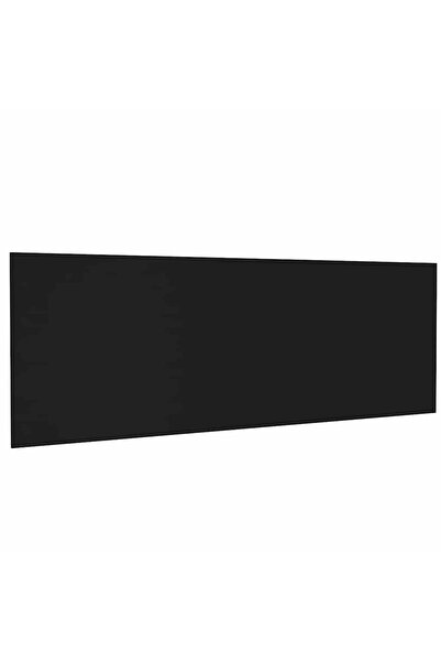 vidaxl Tăblie de pat, negru, 240x1,5x80 cm, lemn prelucrat