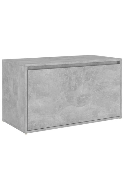 vidaxl Bancă de hol, gri beton, 80x40x45 cm, PAL