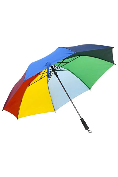 vidaxl Umbrelă pliabilă automată, multicoloră, 124 cm