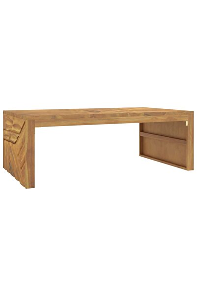 vidaxl Masuta de cafea 110x60x38 cm din lemn masiv de tec