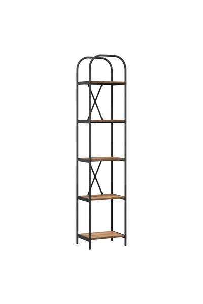 vidaxl Raft pentru cărți Lemn vechi 40 x 30 x 183 cm Lemn compozit