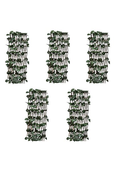 vidaxl Spaliere decorative, frunze artificiale, 5 buc., 180 x 60 cm, salcie