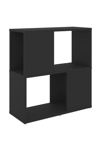 vidaxl Bibliotecă, negru, 60 x 24 x 63 cm, PAL